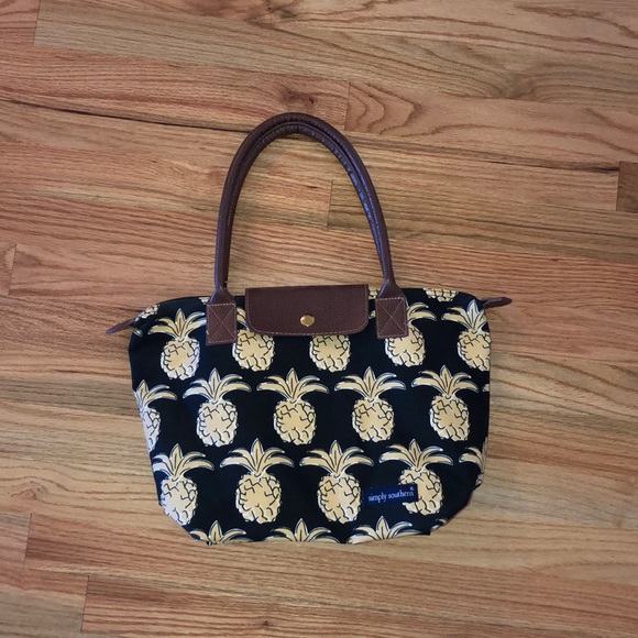 simply southern pineapple sling bag